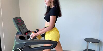 Fucked a Horny Stepmom in the Gym Toilet