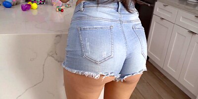 Big Booty Step Sis Eliza Ibarra Fucking Step Bro On Easter